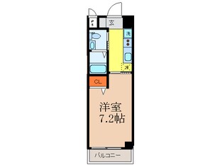 ドゥーエ江坂Ⅱの物件間取画像